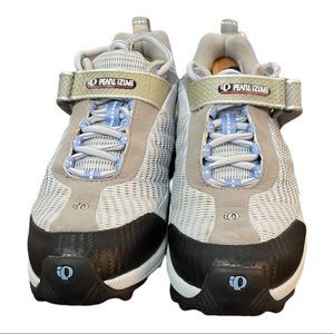 New Pearl Izumi X-Alp Seek Cycling Grey Blue Black Women Shoes.